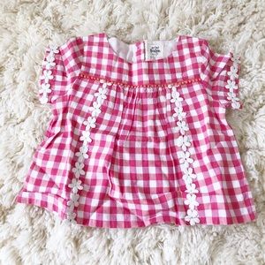 Mini Boden daisy woven top